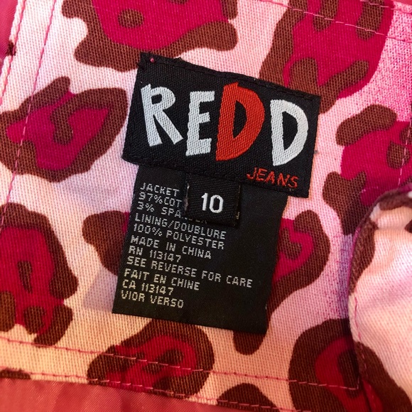 💜SOLD💜 Y2k pink cheetah print button up blazer - Picture 3 of 7